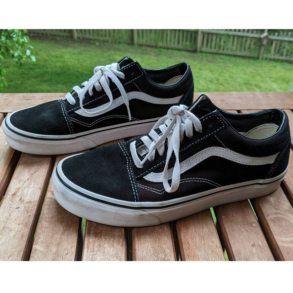 Vans Old Skool Core Classics Style 721356 Size 6.5M 8W Black and White - Picture 2 of 10